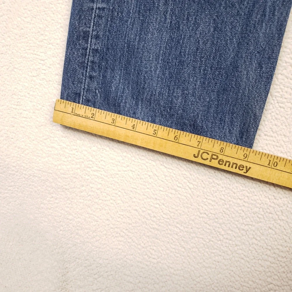 Levi's 501 Original Jeans Mens 38x34 Blue Button Fly Straight Leg Black Batwing